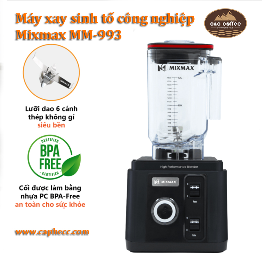 Máy xay sinh tố công nghiệp Mixmax MM-993
