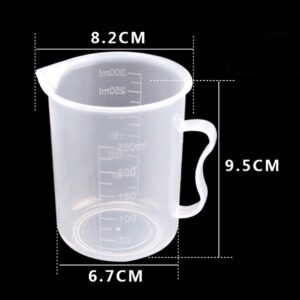 Ca Đong 250ml, ca lượng 250ml Nhựa Có Vạch Chia Định Lượng - Nhựa PP